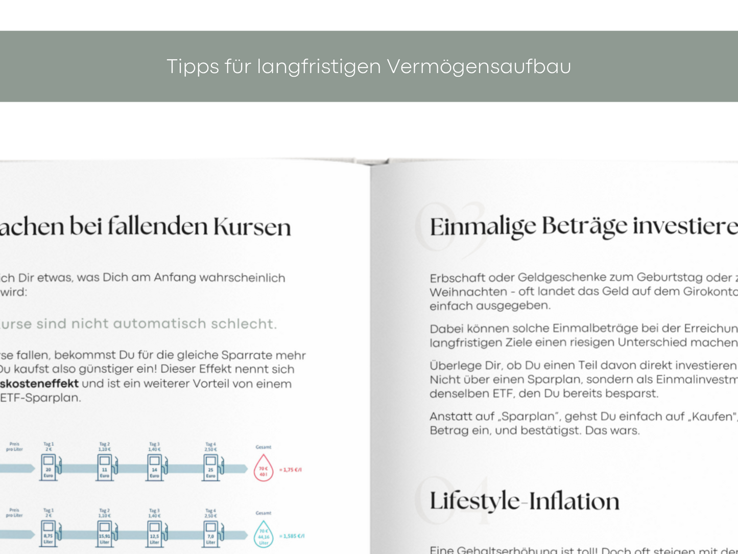 Digitales Workbook Investieren fürs Tablet