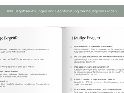 Digitales Workbook Investieren fürs Tablet