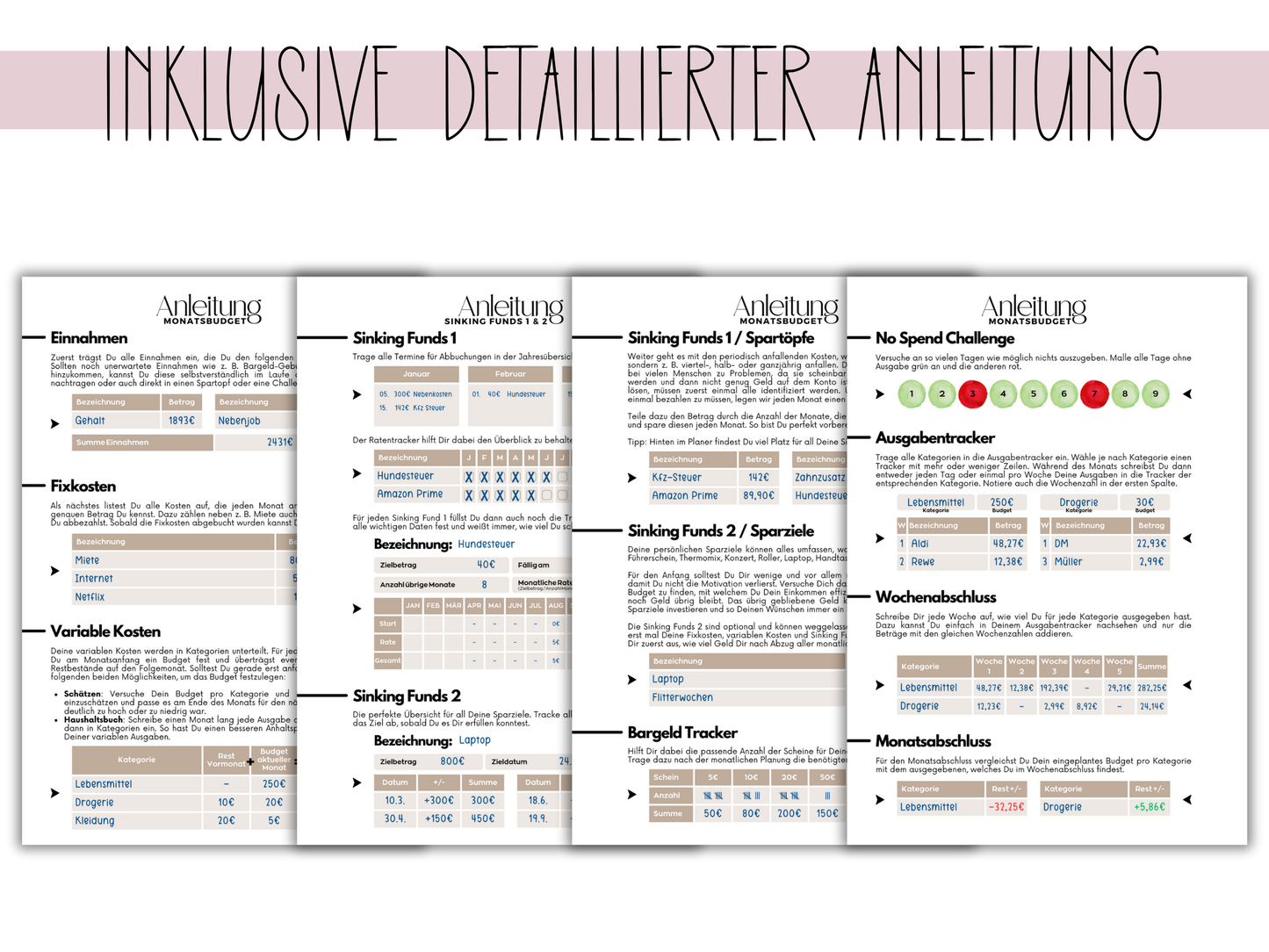 NEU Jahresplaner A5 Einlagen gelocht