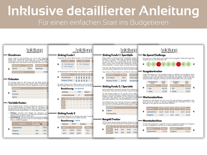 NEU Budget Jahresplaner 154 Seiten A4 & A5