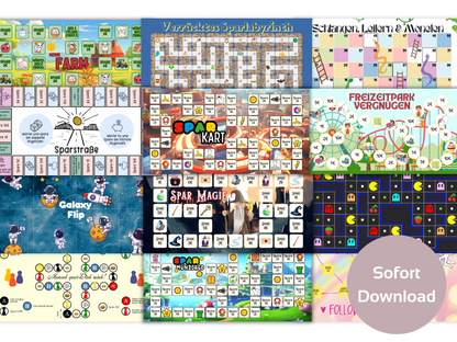 12 Sparspiele Set