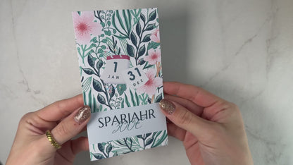 Sparjahr Klappkarte
