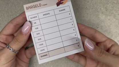Bargeld Tracker Block