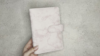 A6 Budget Binder Marmor