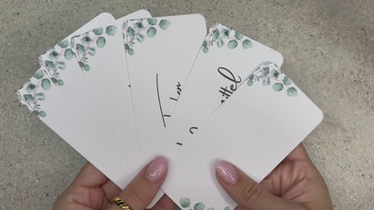 A7 Deckblätter Eukalyptus
