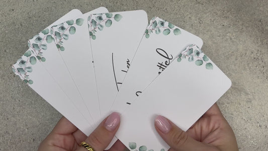A7 Deckblätter Eukalyptus
