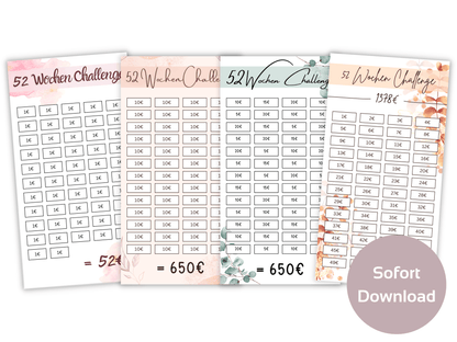 52 Wochen Challenge - Budgethelden