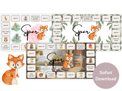 Sparfuchs Sparspiel Set - Budgethelden