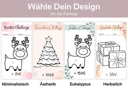Weihnachten Ausmalchallenges - Budgethelden