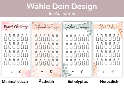 Pfand Sparen Challenge - Budgethelden