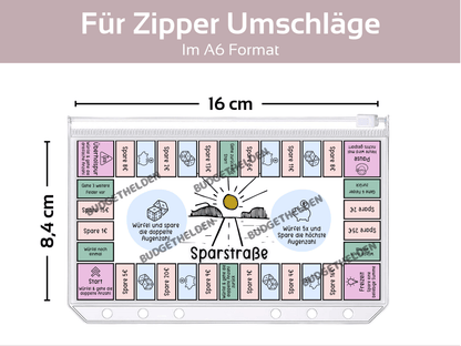 Sparstraße Sparspiel - Budgethelden