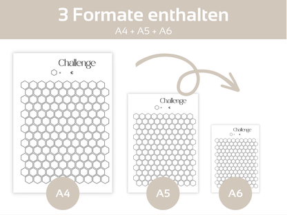 Waben Challenge A4, A5 & A6 - Budgethelden