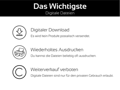 Budget Sheet Vorlage Schwarz-Weiß - Budgethelden