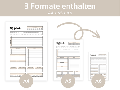 Tagesplaner A4, A5 & A6 - Budgethelden