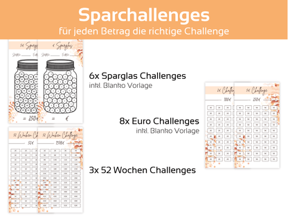 Ultimate Bundle Challenges und Deckblätter Herbstlich - Budgethelden
