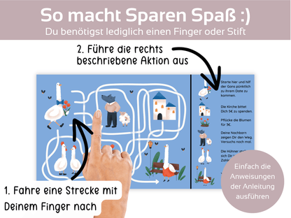 Sparlinien Sparspiel Set - Budgethelden