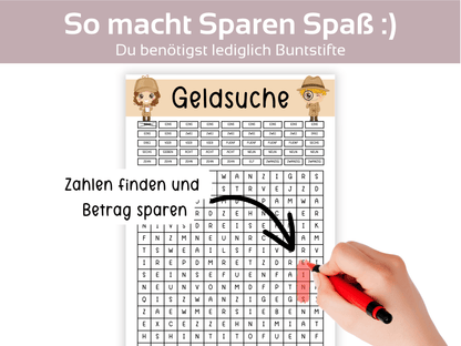 Geldsuche Sparspiel - Budgethelden