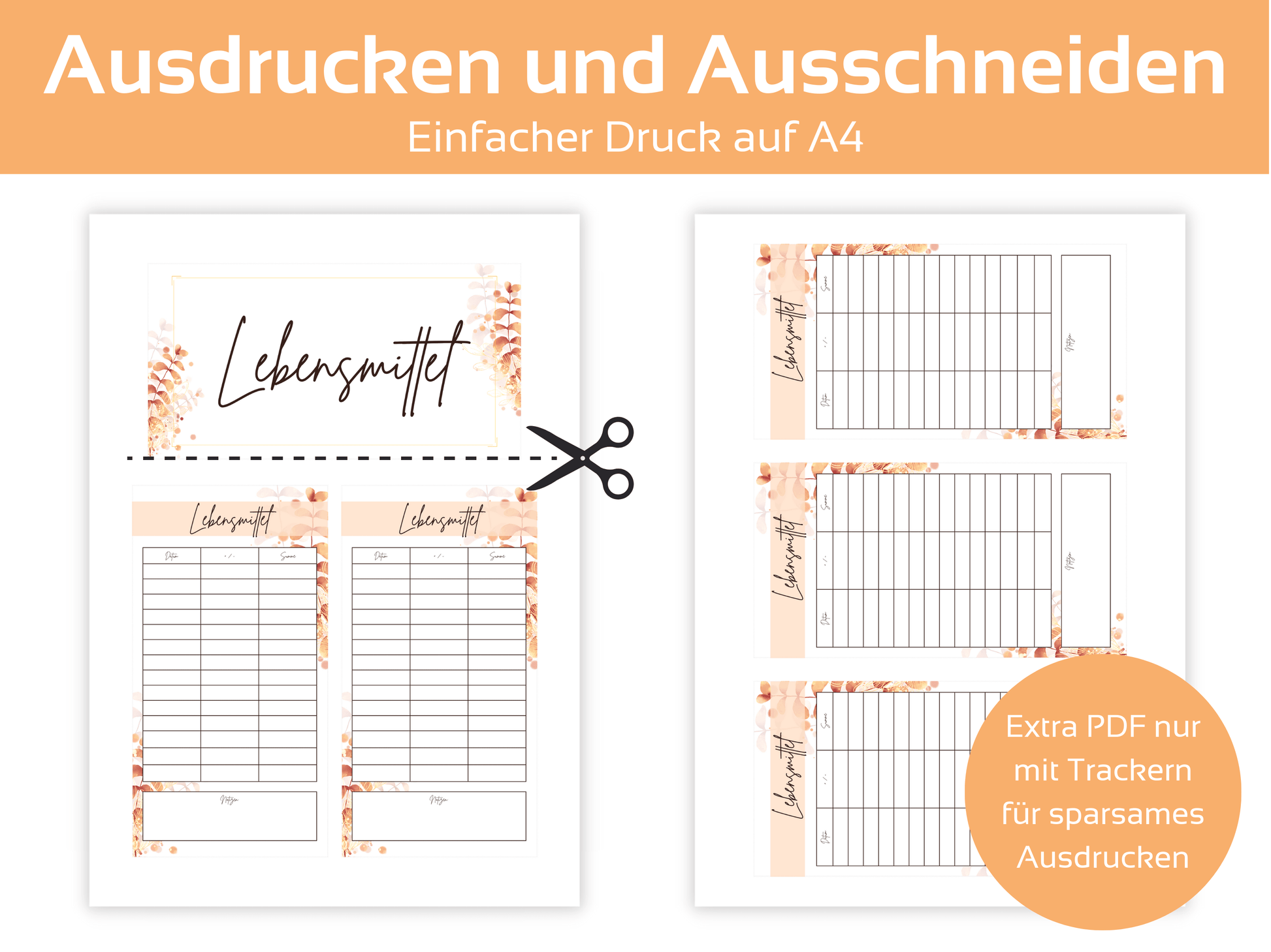 101 Deckblätter Vorlage Herbstlich - Budgethelden
