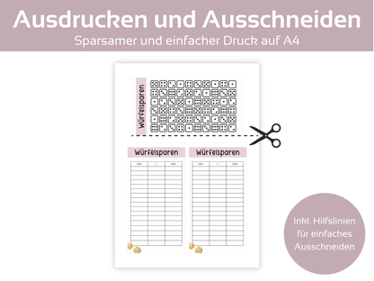 Würfelsparen Challenge - Budgethelden