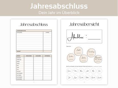 Budget Jahresplaner 144 Seiten A4 & A5 - Budgethelden