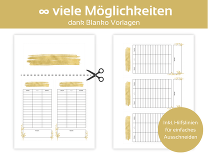 101 Deckblätter Vorlage Golden - Budgethelden