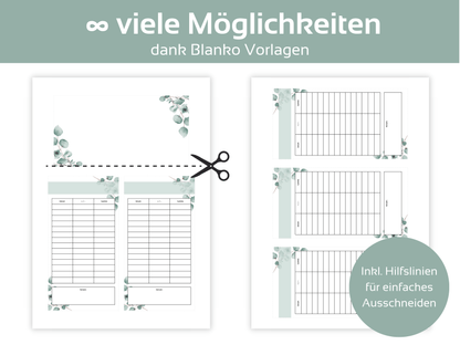 101 Deckblätter Vorlage Eukalyptus - Budgethelden